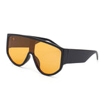 画像をギャラリービューアに読み込む, Vintage Oversized One Piece Round Sunglasses.
