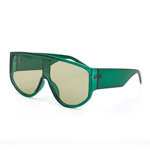 Vintage Oversized One Piece Round Sunglasses.