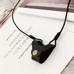 Load image into Gallery viewer, Glasses hanging neck leather clip

