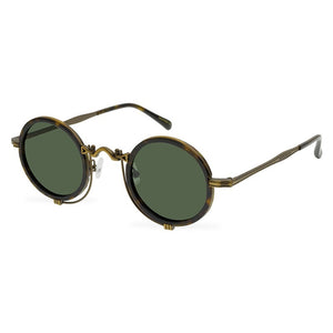 Circular Retro Polarized Artistic Sunglasses
